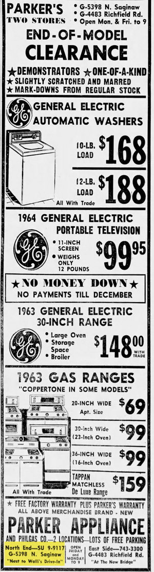 Wallis Drive-In - Oct 28 1963 Article (newer photo)